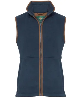 ALAN PAINE Aylsham Mens Fleece Gilet - Blue Steel