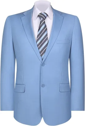 AMY ZHU Men's Sport Coat Classic Fit 2 Button Stretch Blazer Suit Jacket