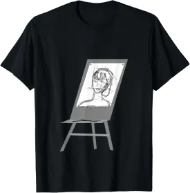 Art Easel Artist Sketch T-Shirt