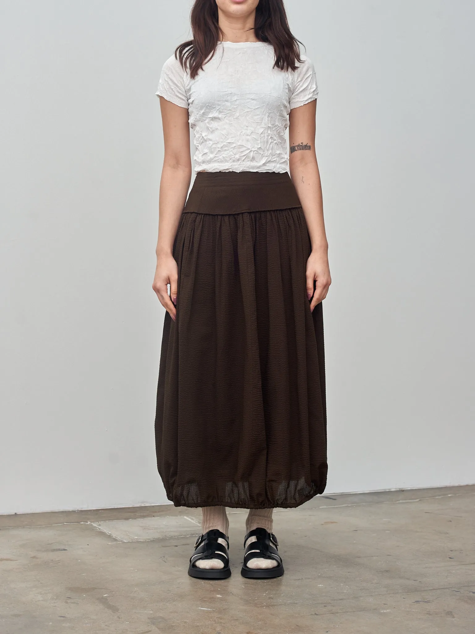 Balloon Skirt - Chocolate