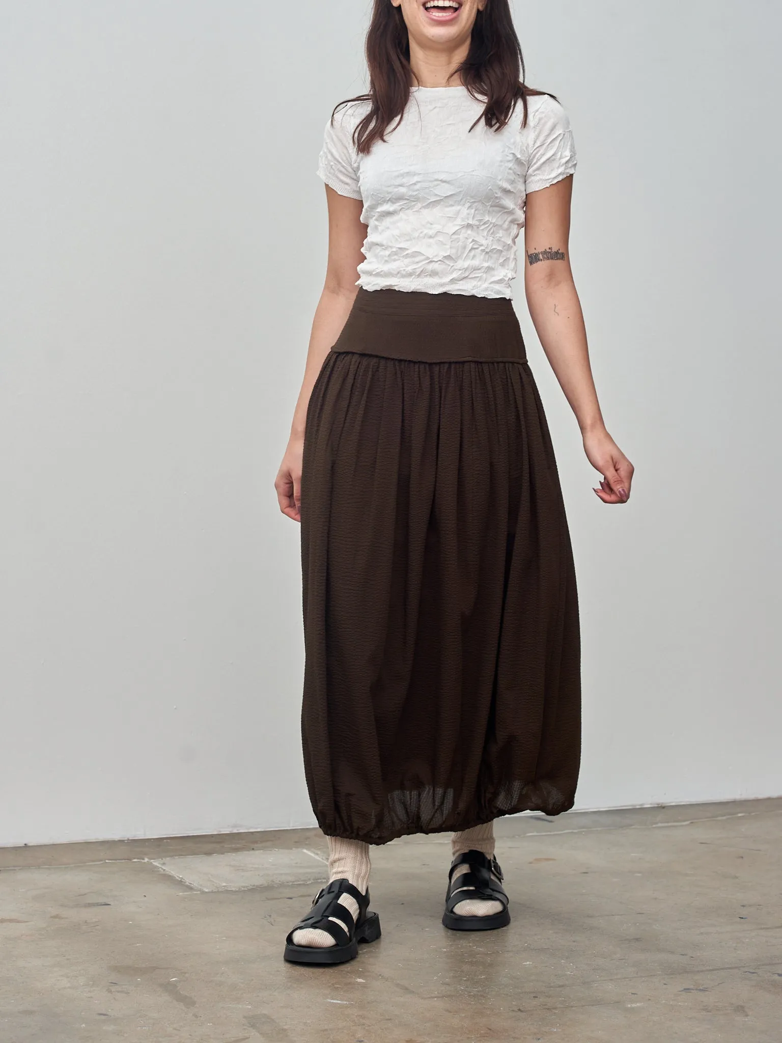Balloon Skirt - Chocolate