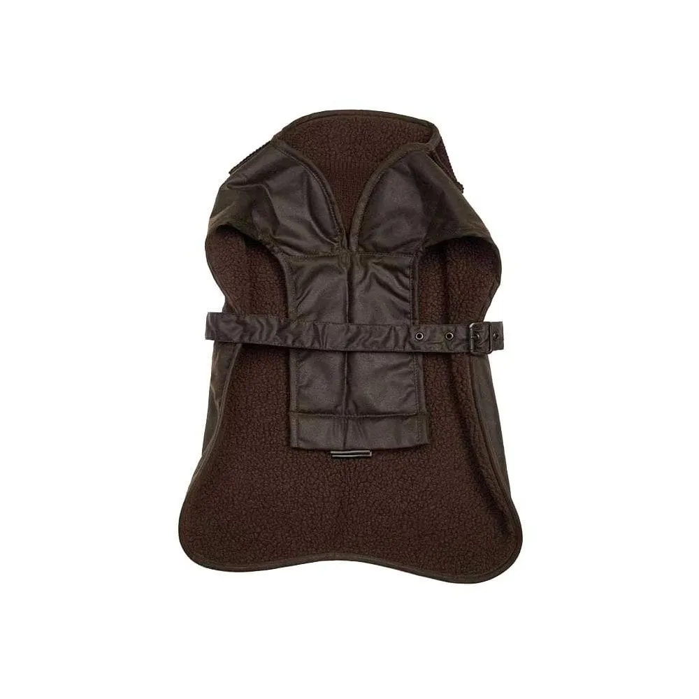 Barbour New Fleece Lined Wax Utility Dog Coat