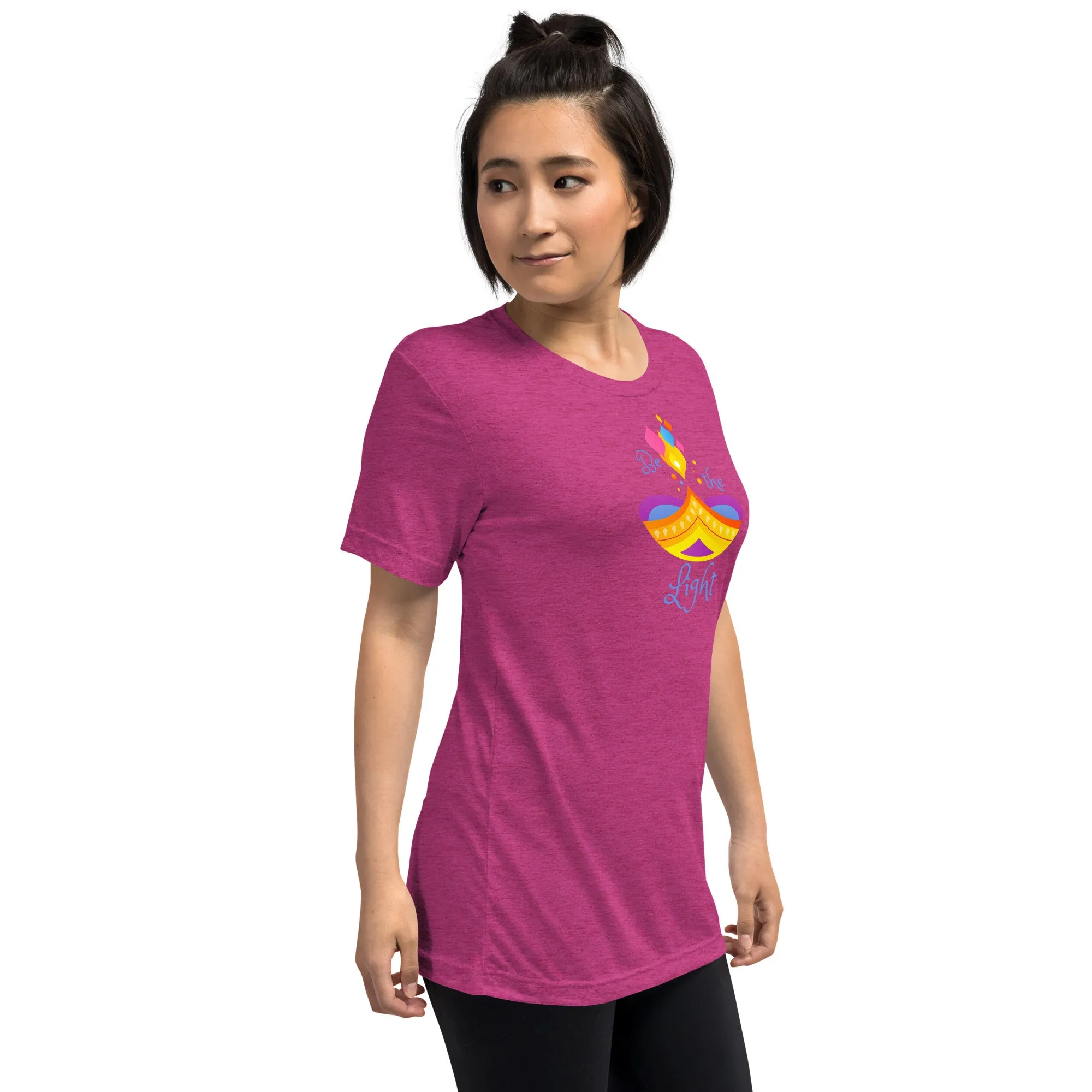 Be the Light - Short sleeve t-shirt, comfy, soft, fitted look