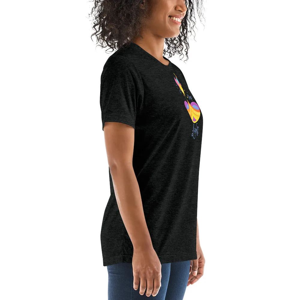 Be the Light - Short sleeve t-shirt, comfy, soft, fitted look