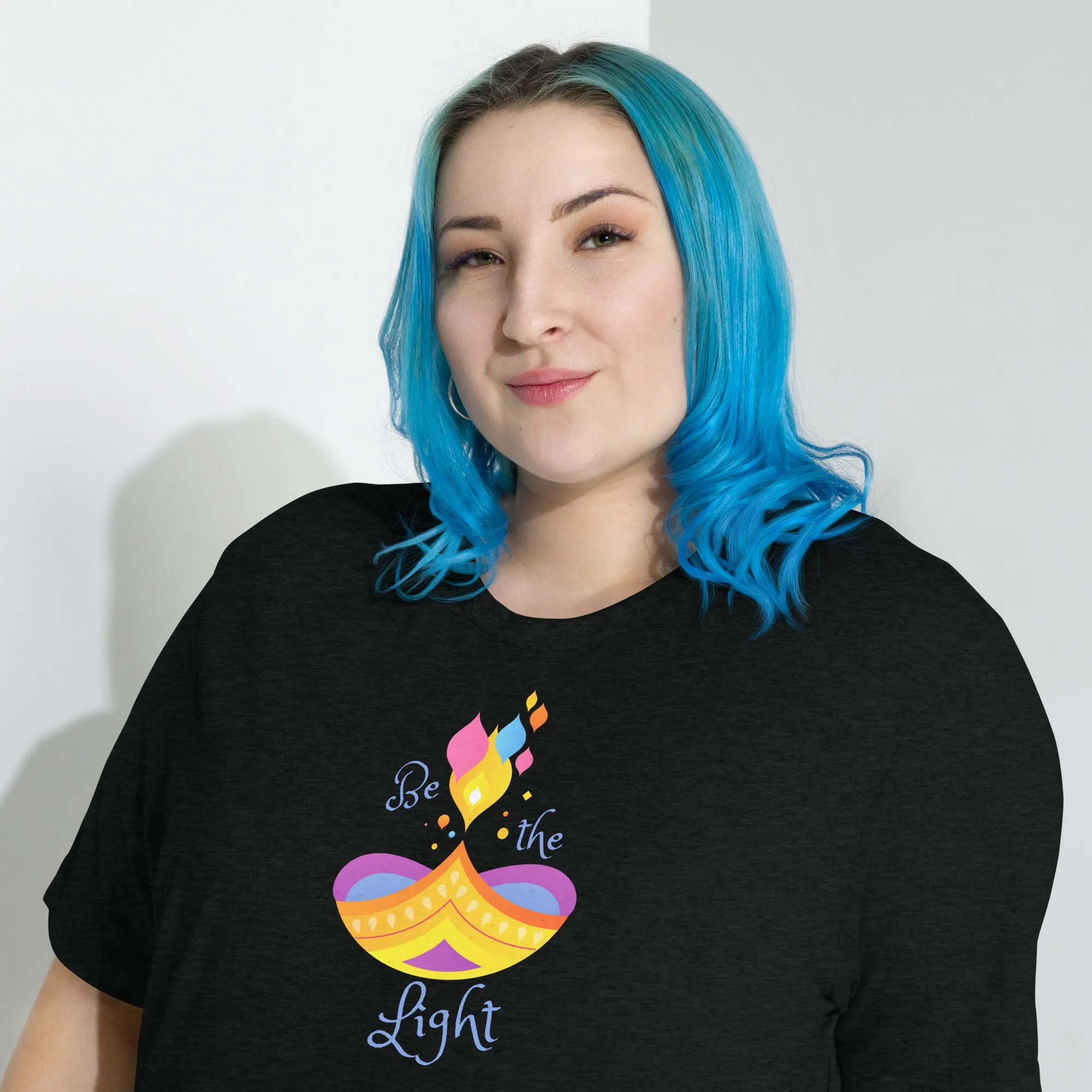 Be the Light - Short sleeve t-shirt, comfy, soft, fitted look