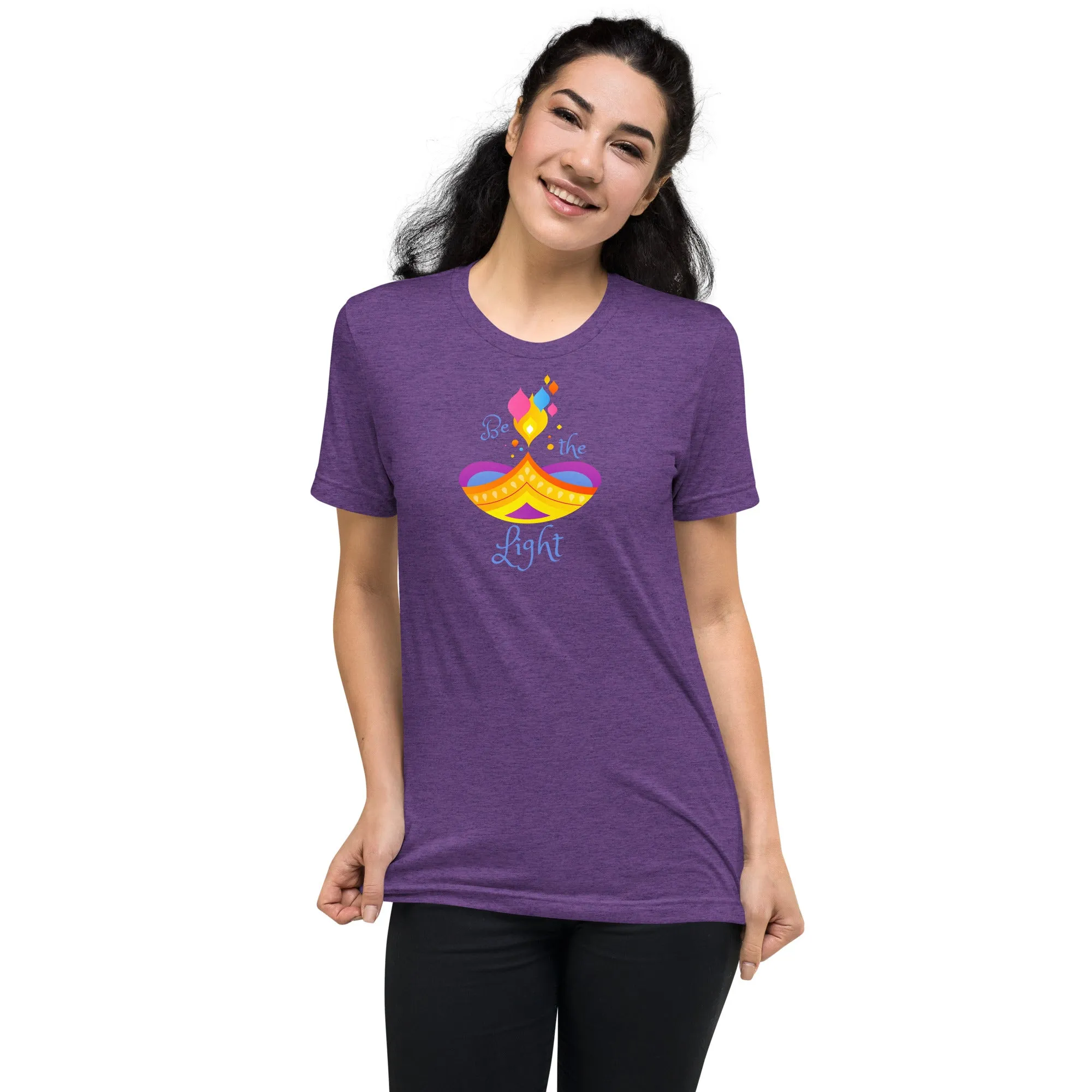 Be the Light - Short sleeve t-shirt, comfy, soft, fitted look