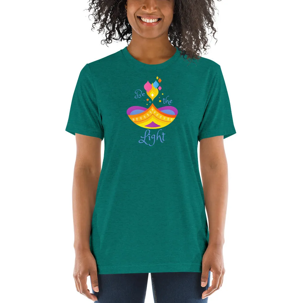Be the Light - Short sleeve t-shirt, comfy, soft, fitted look