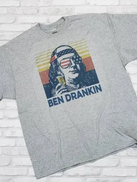 Ben Drankin funny 4th of July Mens Drinking T-Shirt