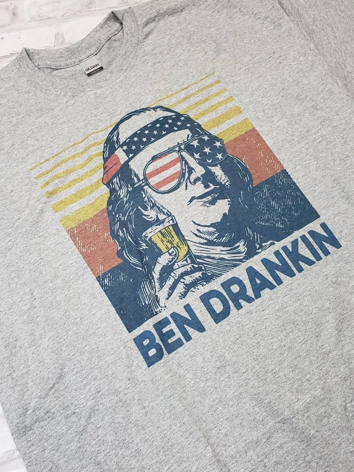 Ben Drankin funny 4th of July Mens Drinking T-Shirt