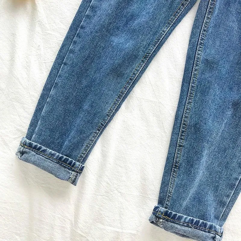 BF Style High Waist Jeans with Belt