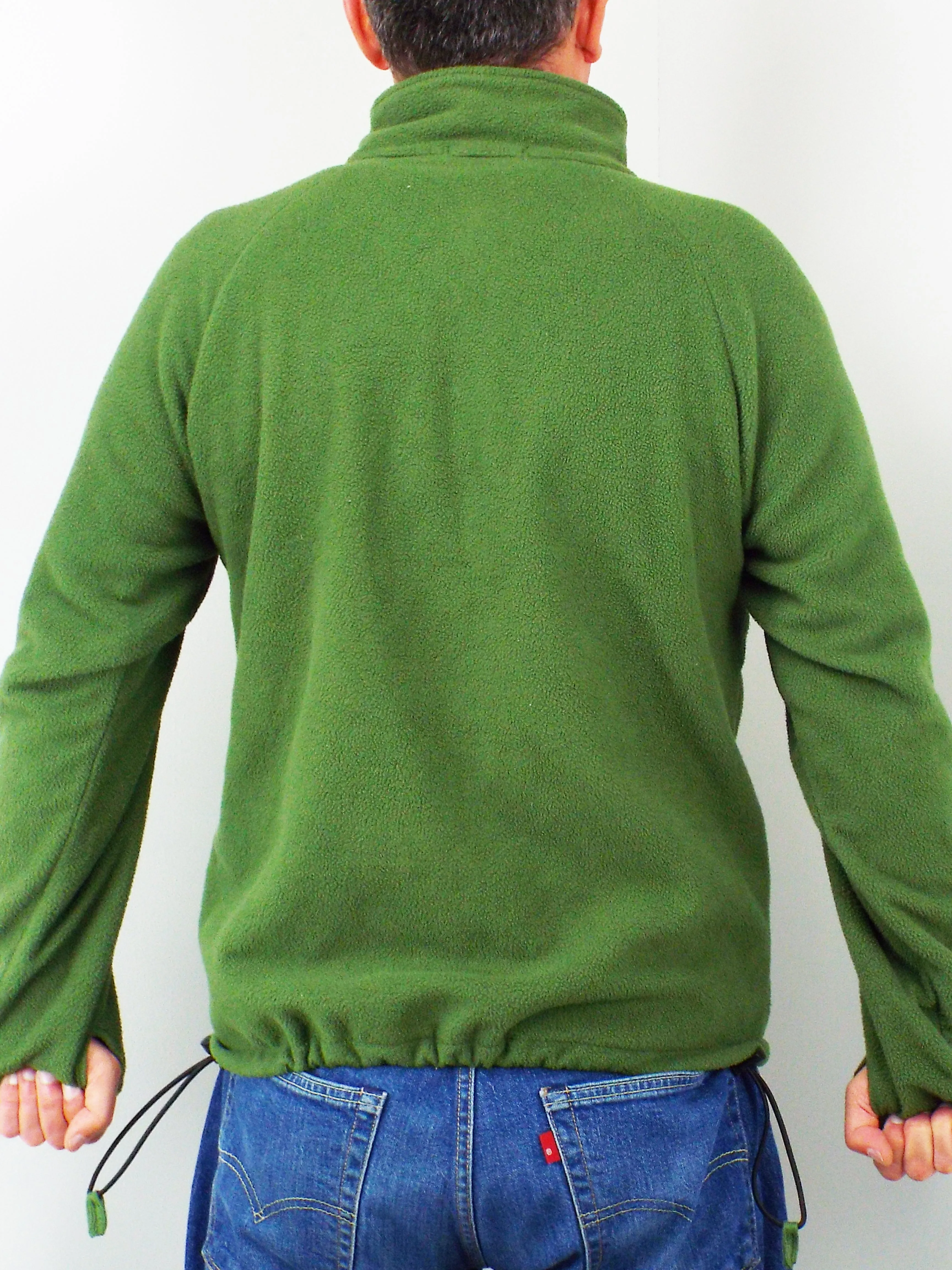 British Light Green Military Fleece Jacket - Thermal Liner