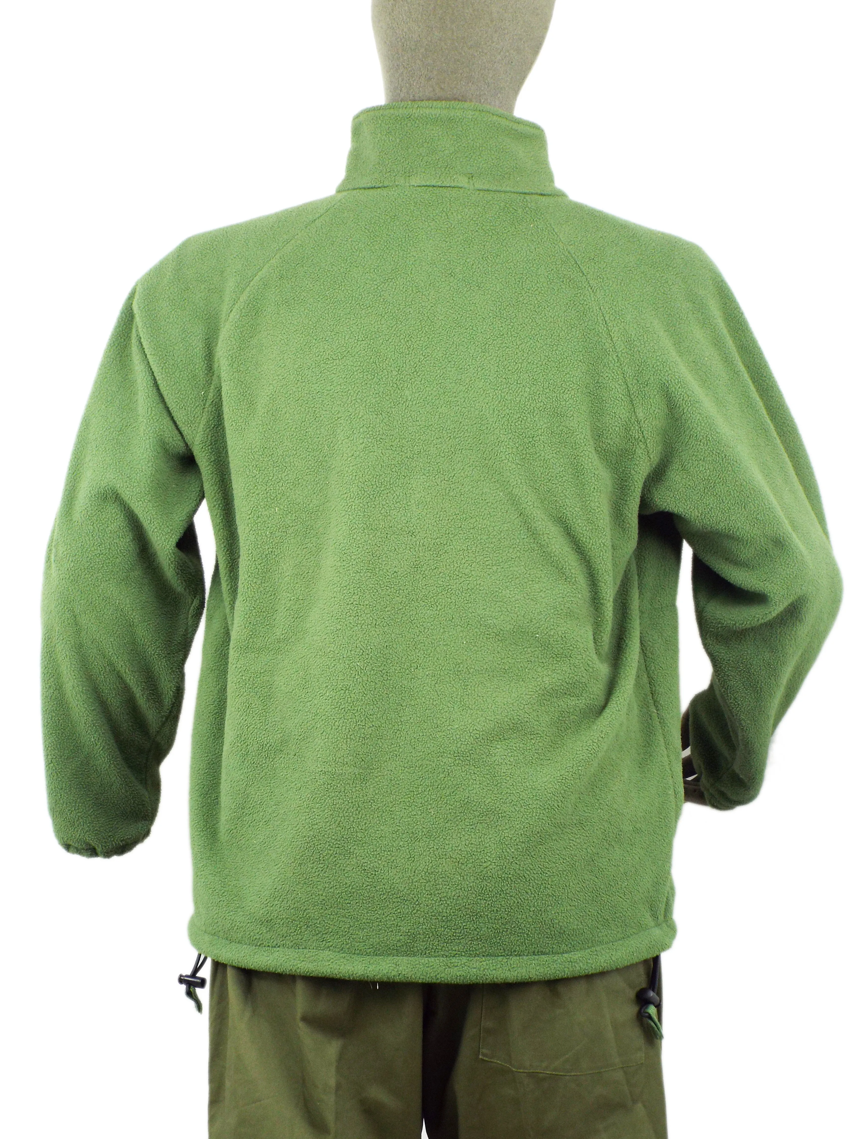 British Light Green Military Fleece Jacket - Thermal Liner