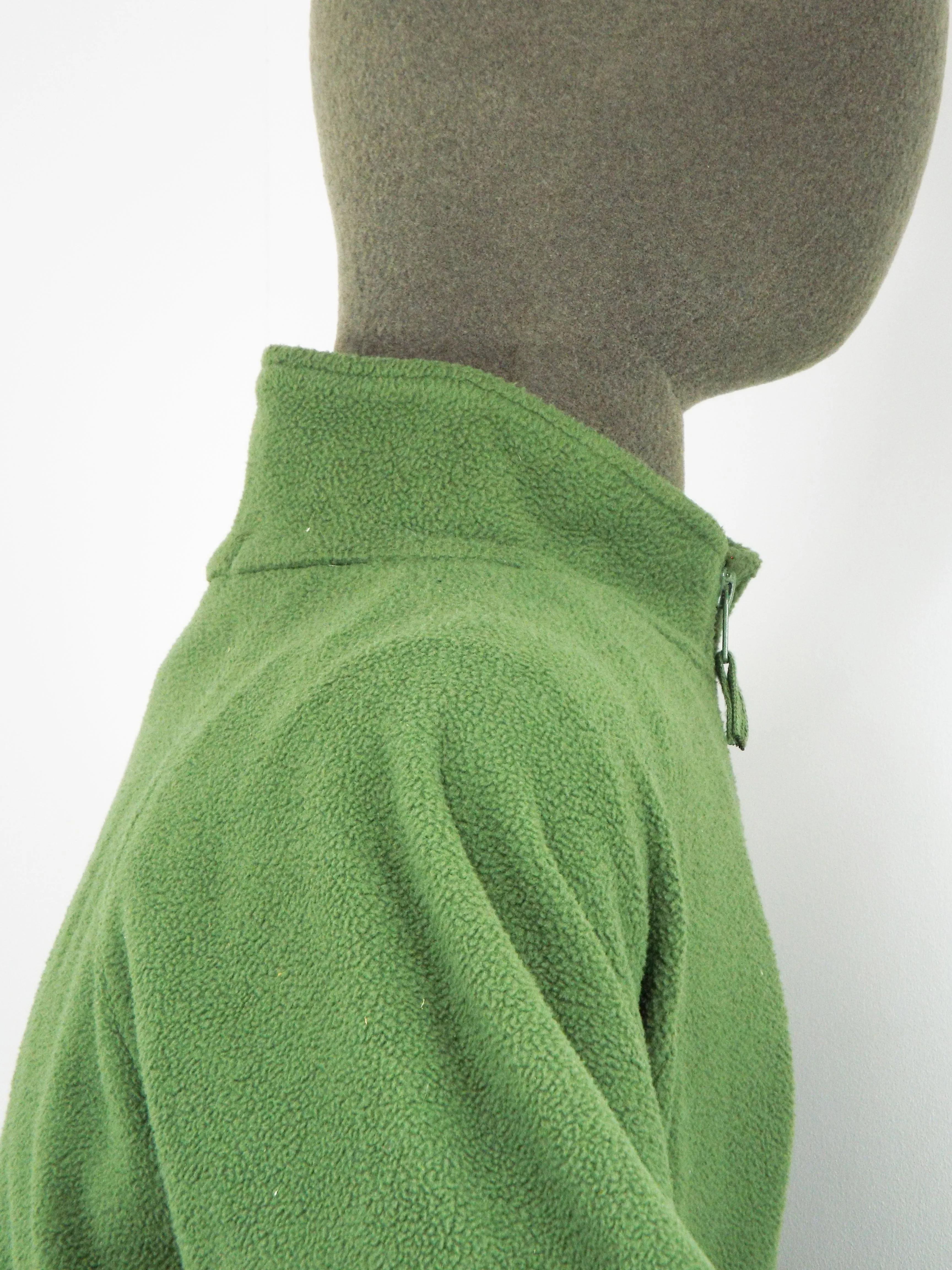 British Light Green Military Fleece Jacket - Thermal Liner