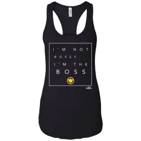 Captain Marvel Not Bossy I'm The Boss Women Tank Top