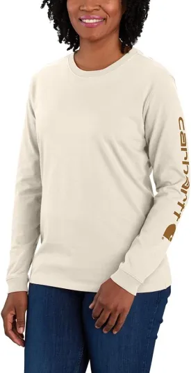 Carhartt Women's 103401 Women's WK231 Long Sleeve Logo T-Shirt