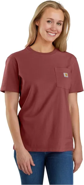 Carhartt Women's Loose Fit Heavyweight Short-Sleeve Pocket T-Shirt