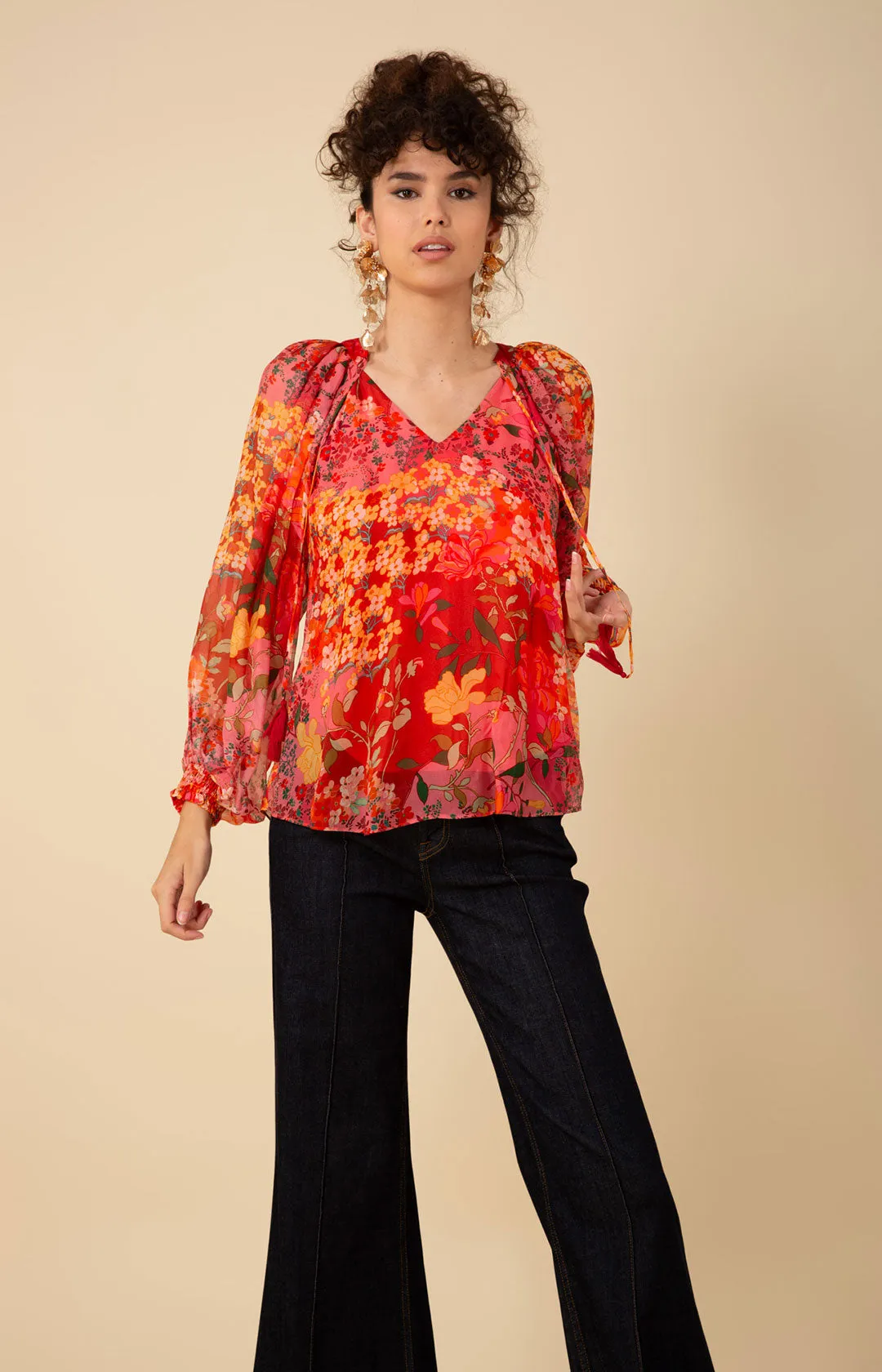 Carmen Chiffon Top
