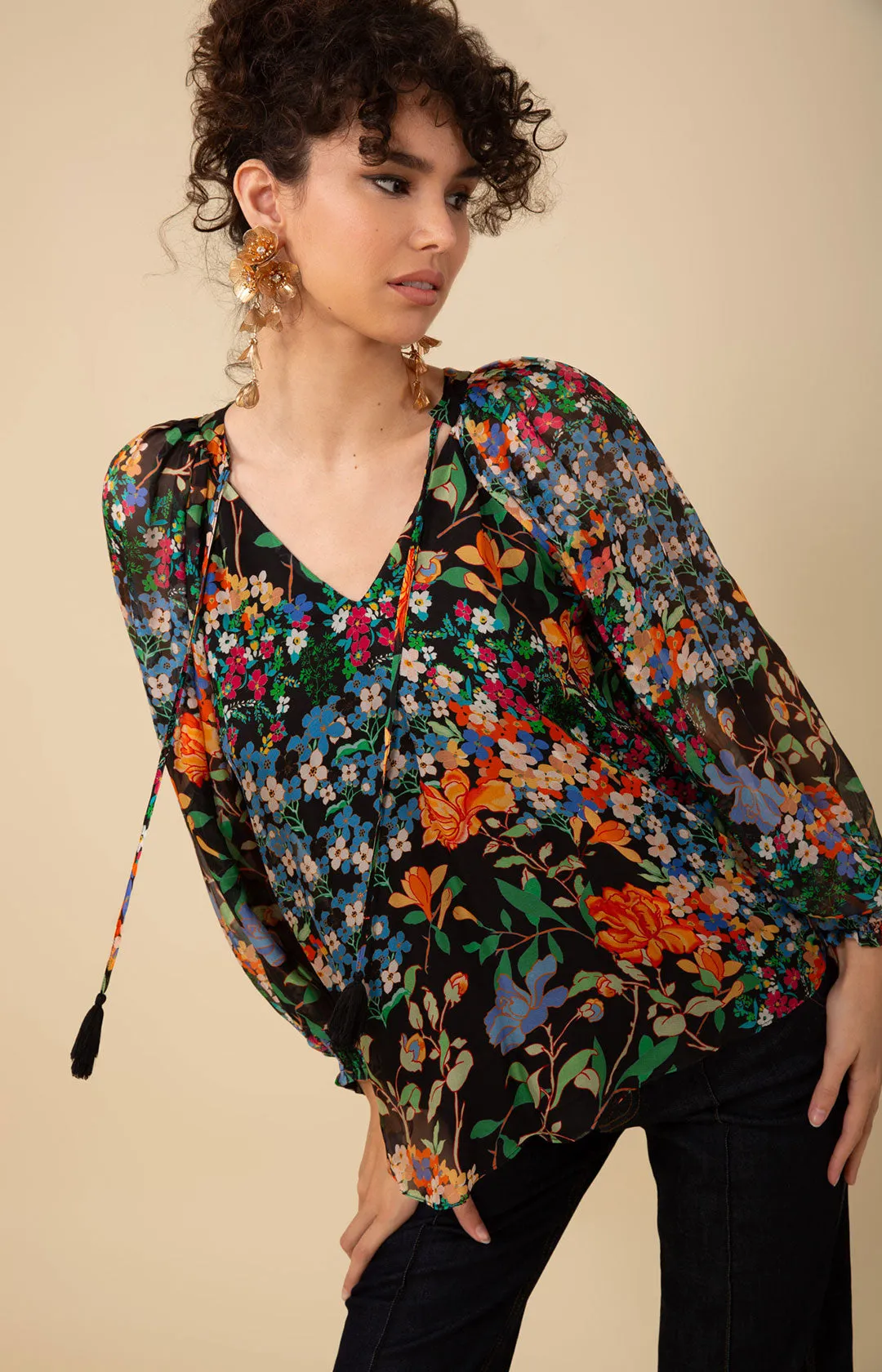Carmen Chiffon Top