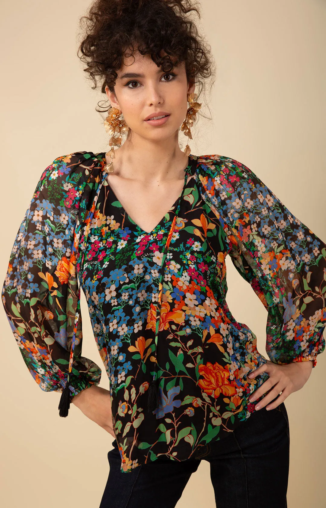 Carmen Chiffon Top