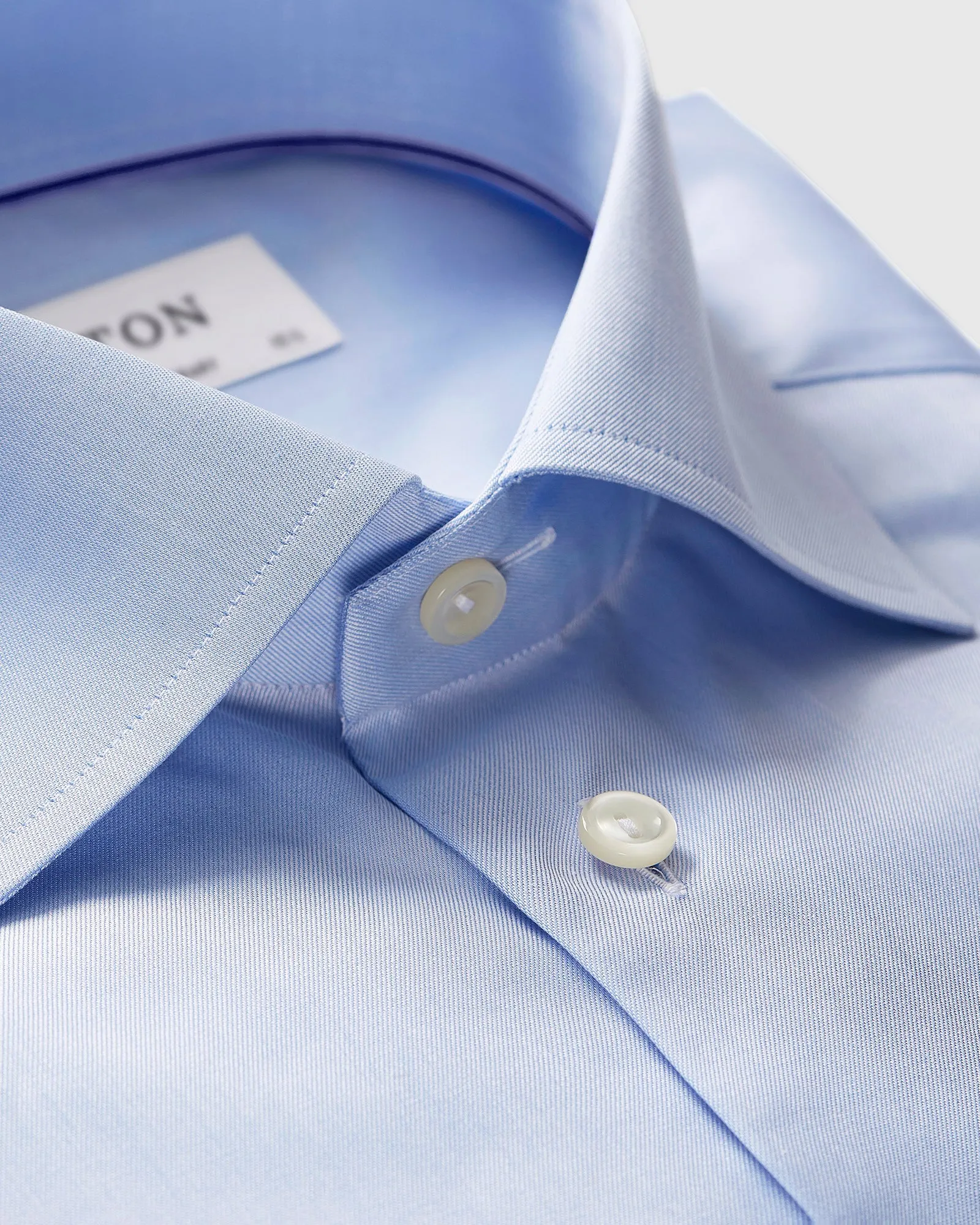 ETON 30007931121 BLUE SIGNATURE TWILL CONTEMPORARY SC SHIRT