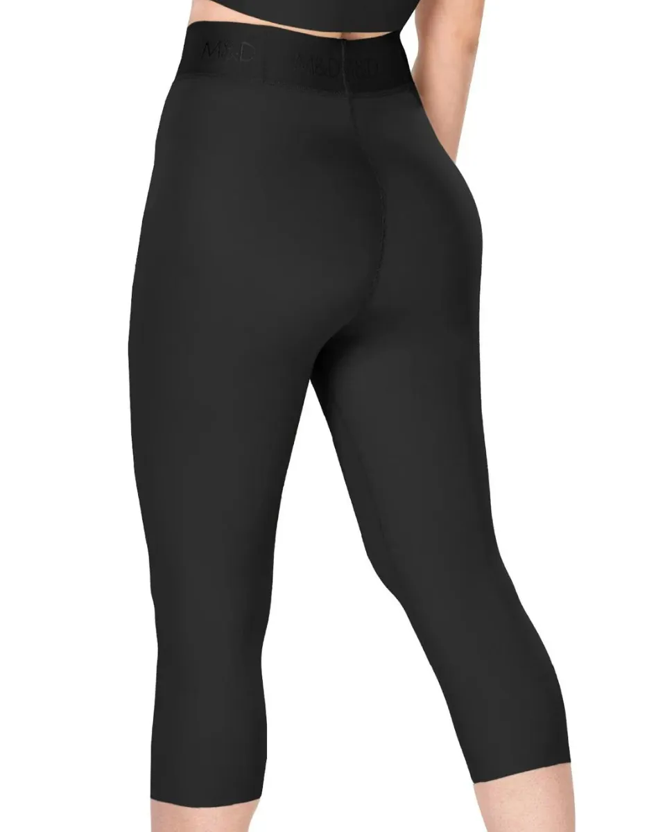 Fajas M & D High-Waisted Tummy Control Capri Shapewear