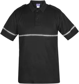 First Class Bike Patrol Shirt with Reflective Striping - High Visibility Shirt