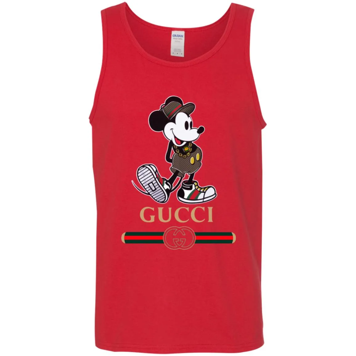 Gucci Mickey Kitty Beauty T-shirt Men Cotton Tank