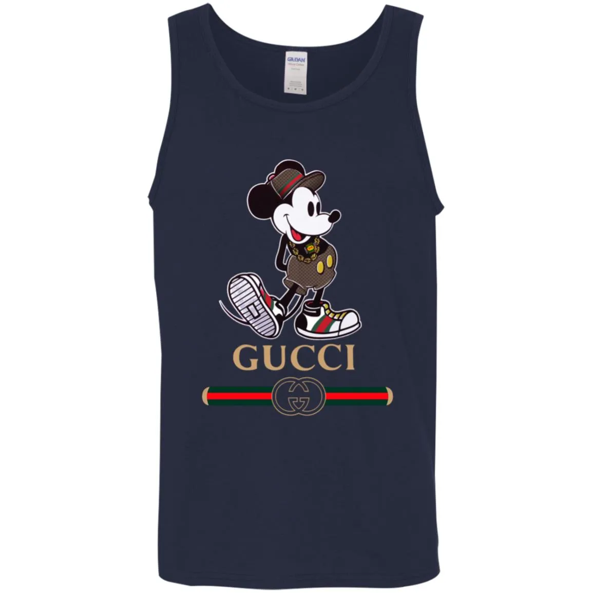 Gucci Mickey Kitty Beauty T-shirt Men Cotton Tank