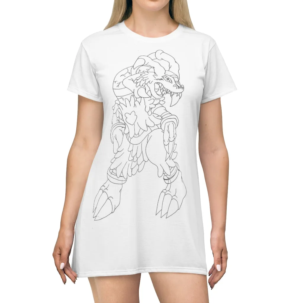 Gydro All Over Print T-Shirt Dress