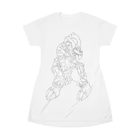 Gydro All Over Print T-Shirt Dress