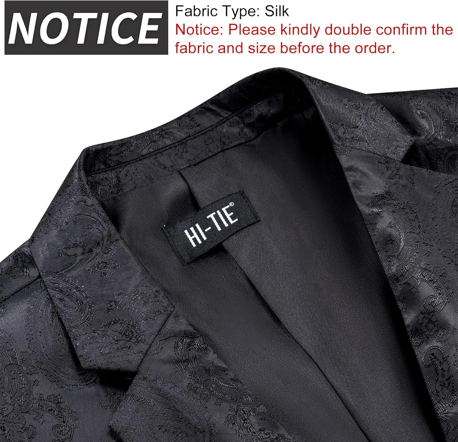 Hi-Tie Mens Blazer Jacket One Button Suit Silk Satin Light Weight Suit Paisley Solid Casual Sport Coats Tuxedo Jacket