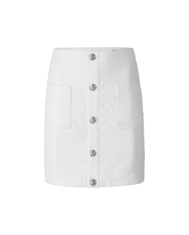 High Waisted Quilted Skirt