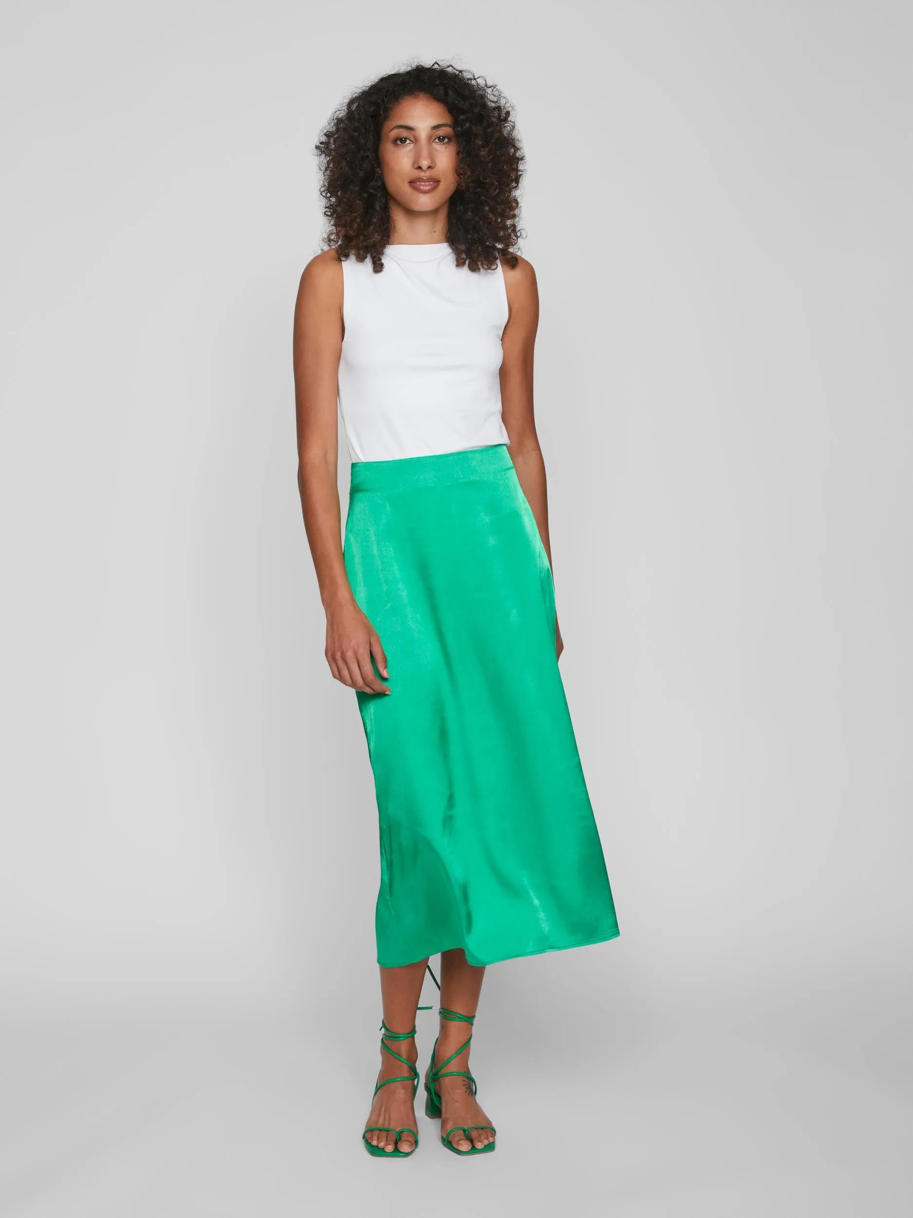 HIMA HIGH WAISTED SKIRT (BRIGHT GREEN)