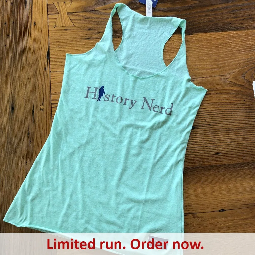 HISTORY NERD® Tank top for women, with Ben Franklin