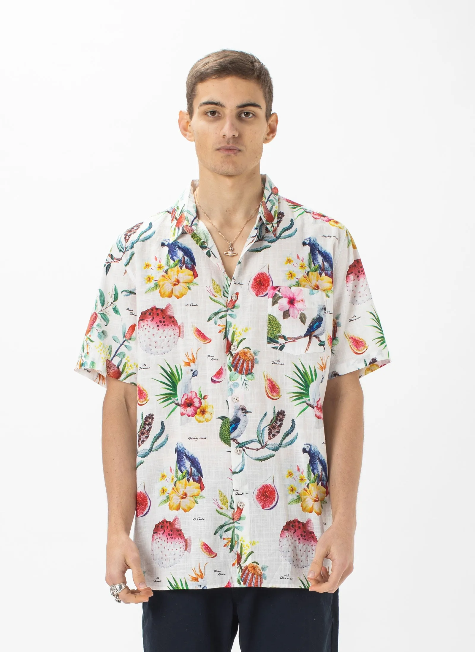 Holiday Shirt True Blue Linen
