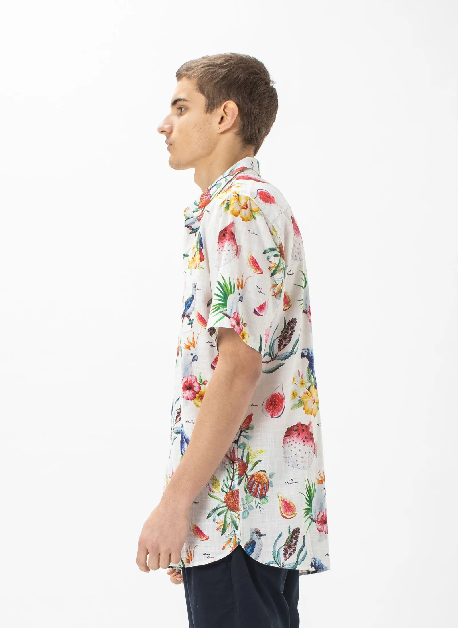 Holiday Shirt True Blue Linen