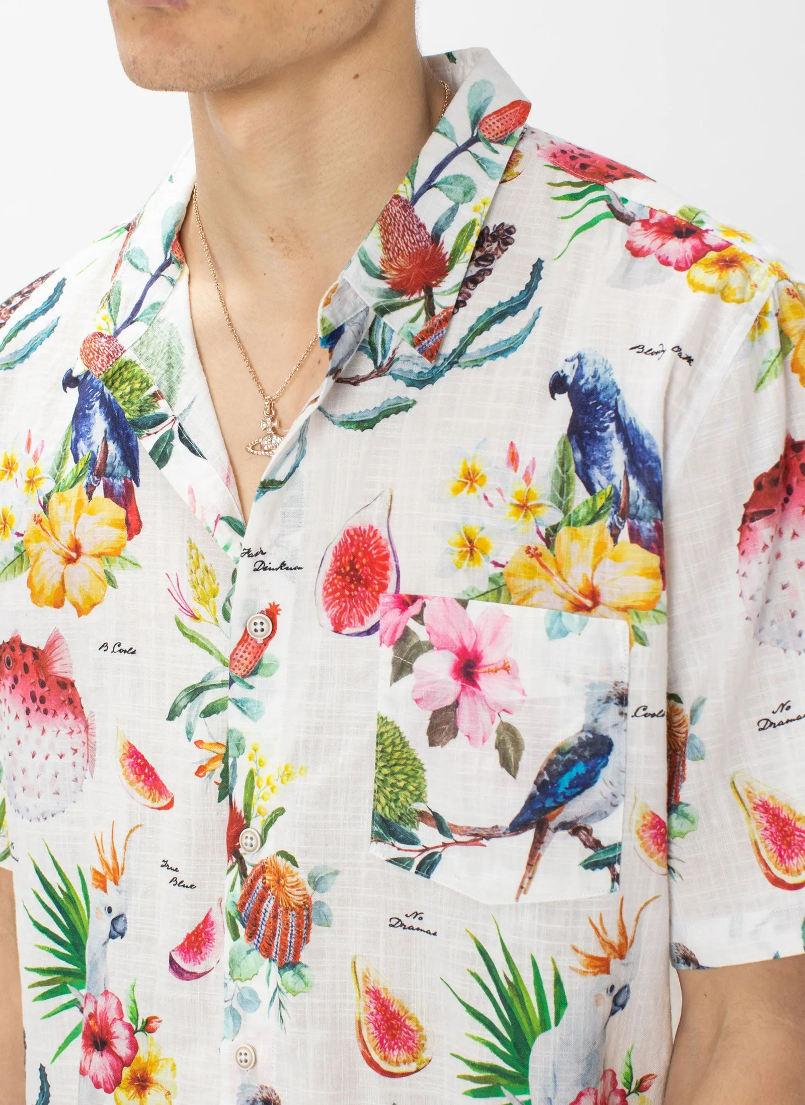 Holiday Shirt True Blue Linen