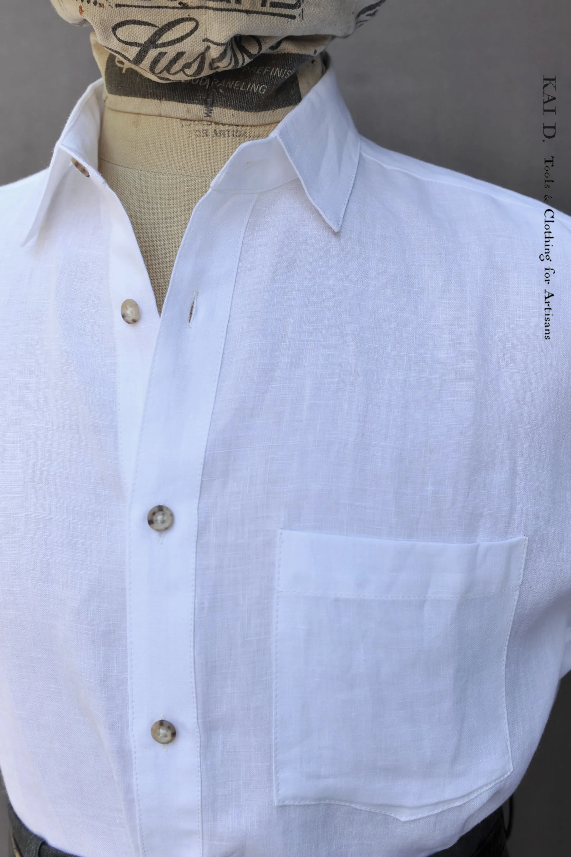 Italian Linen Cassady shirt - S, M, L, XL, XXL