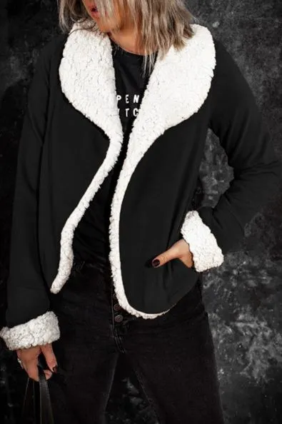 Lindy Fleece Open Coat