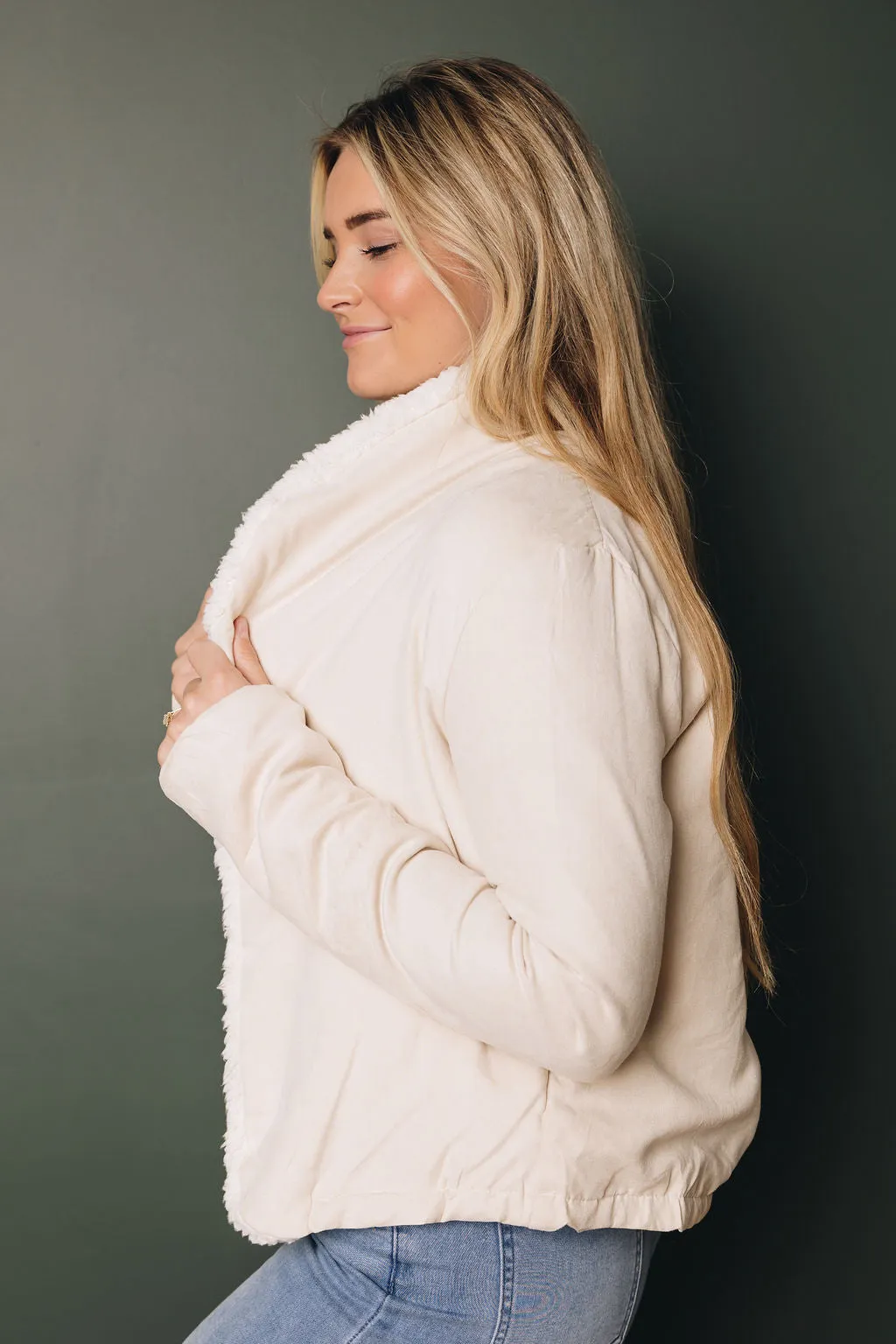 Lindy Fleece Open Coat