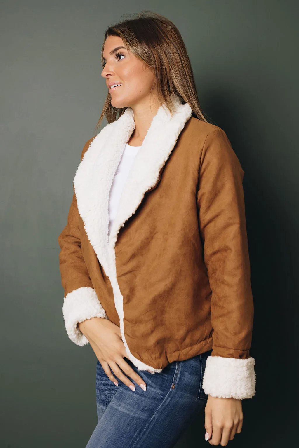Lindy Fleece Open Coat
