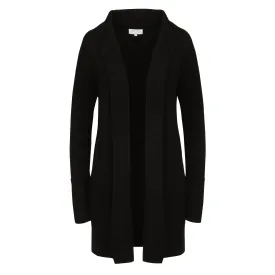 Long Cashmere Cardigan in Black