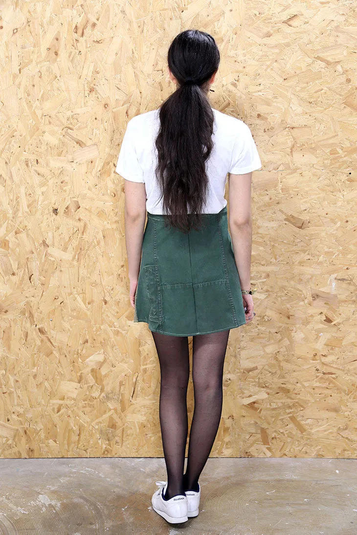 LOOT LABEL Panelled Camo Skirt