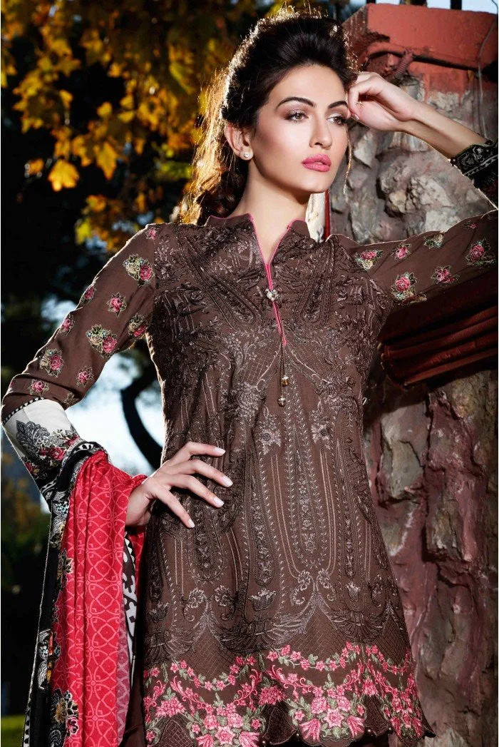 MARIA.B. Linen Winter Collection 2016 – Brown - DL404