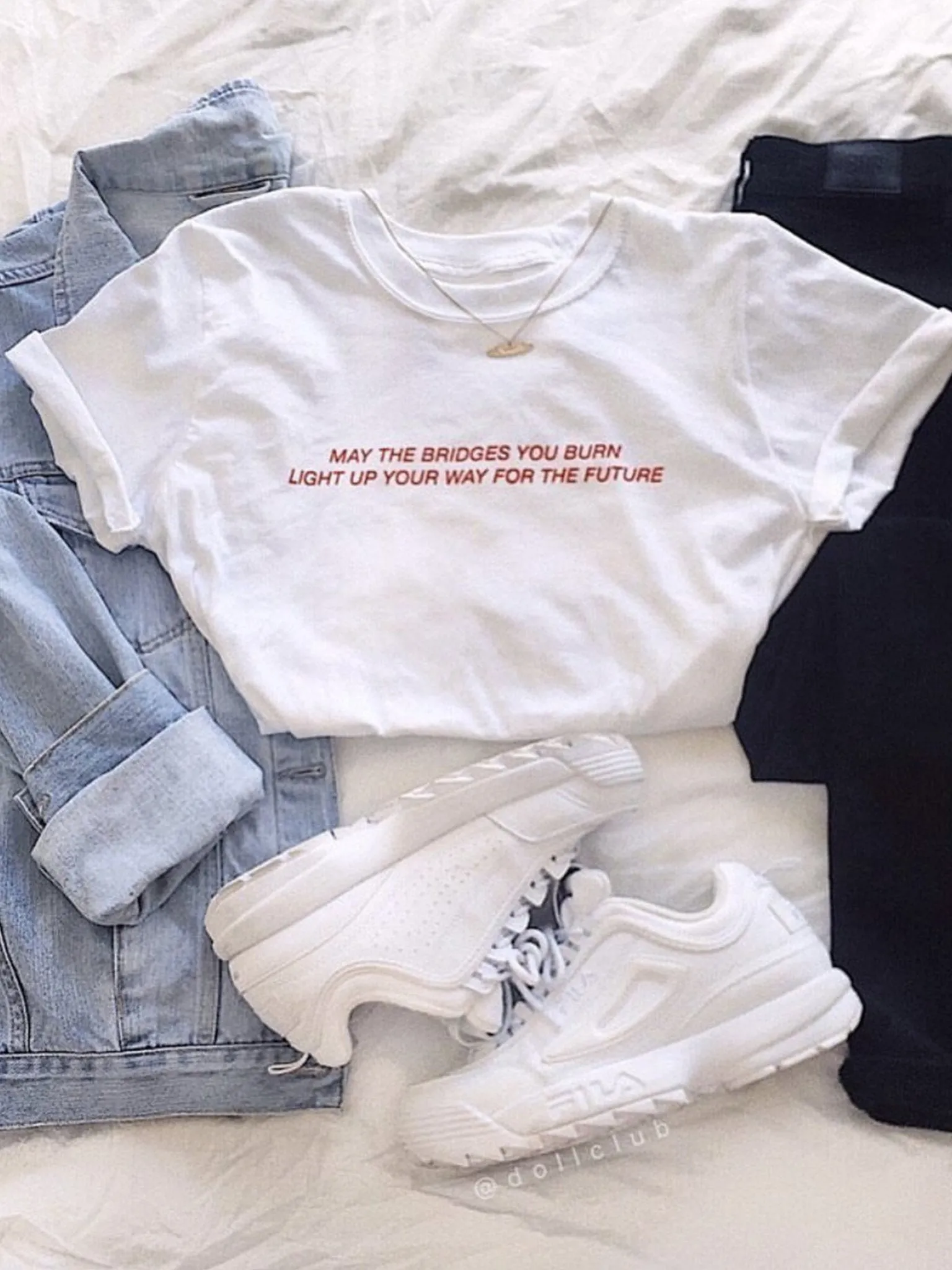 may the bridges you burn light up your way for the future T-Shirt