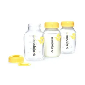 Medela Breast Milk Storage Bottles 150ml 3 IN 1 w/Print