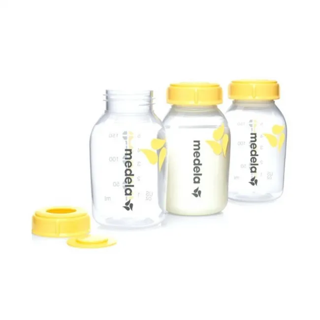 Medela Breast Milk Storage Bottles 150ml 3 IN 1 w/Print