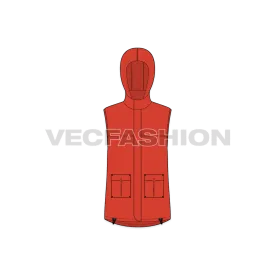 Mens Hooded Vest