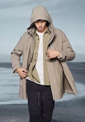 Mid-Length Goose Down Jacket
