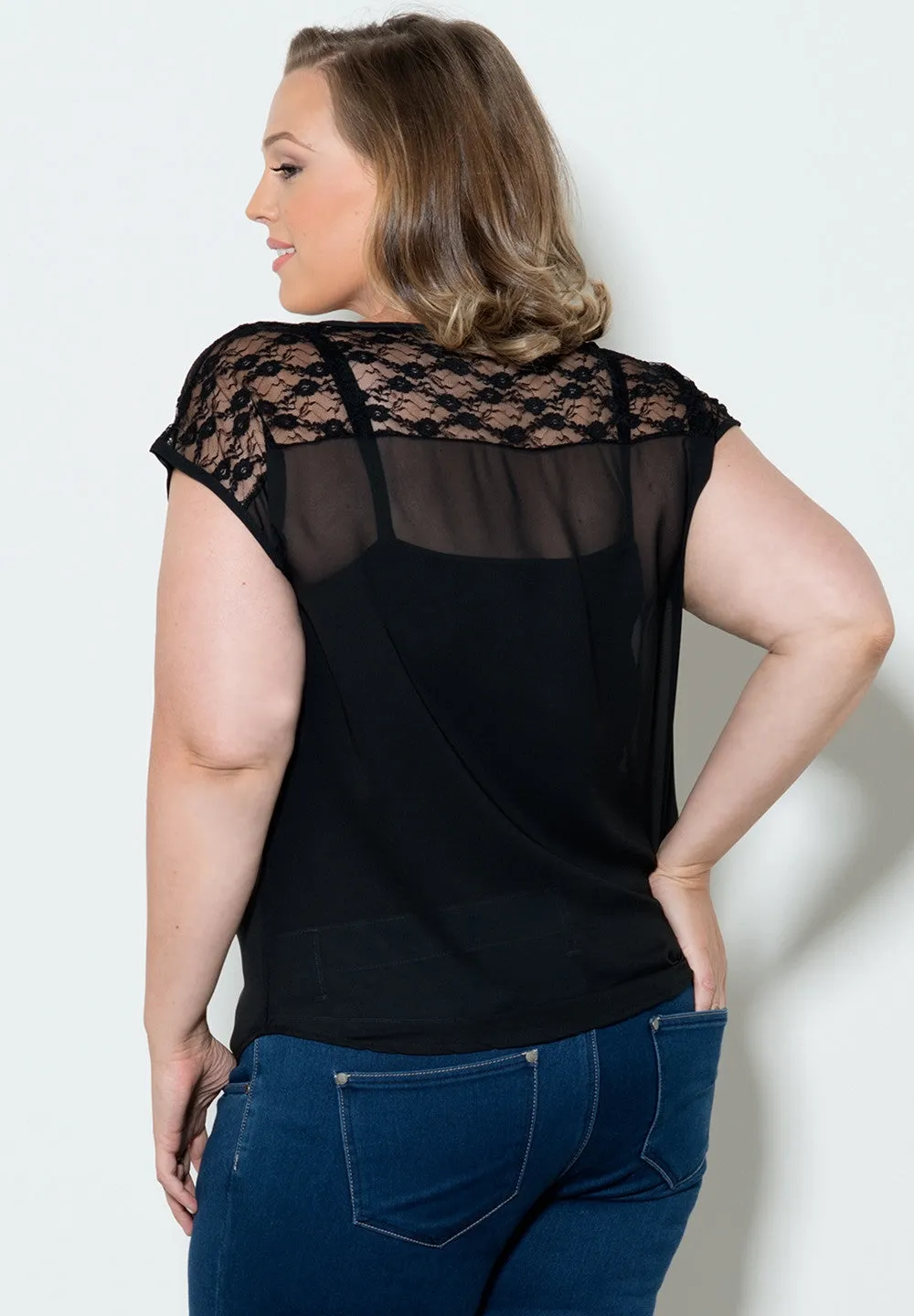 Nikki Chiffon Top